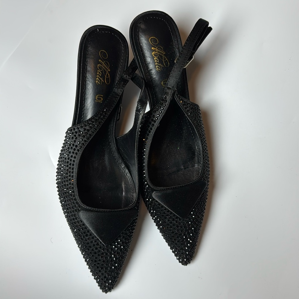 Black Sparkling Heels